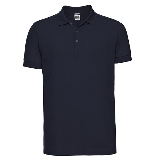 Koszulka Polo Meska Slim Pika Stretch Z566 - French Navy