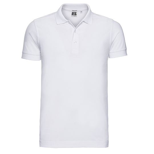Męskie Polo Slim Z566 - White