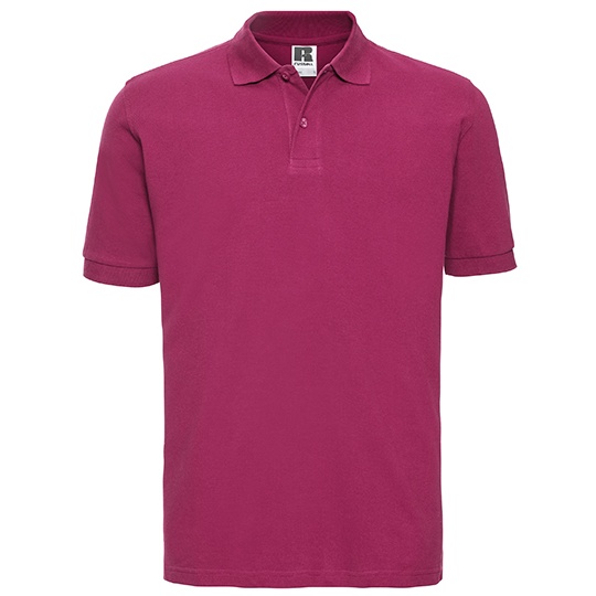 Koszulka Polo Meska Klasyczna Pika Z569 - Fuchsia