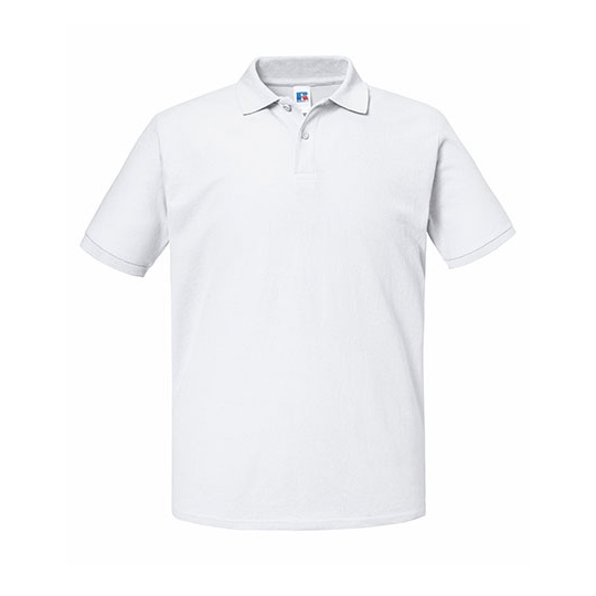 Koszulka Polo Klasyczna Poliester Bawelna Z570M - White