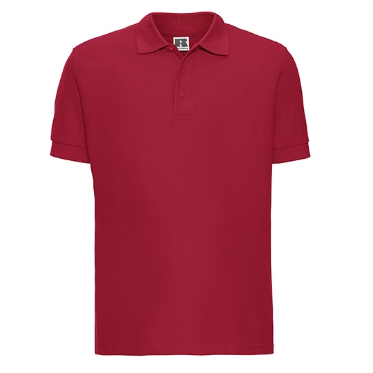 Koszulka Polo Meska Klasyczna Bawelniana Pika Z577 - Classic Red