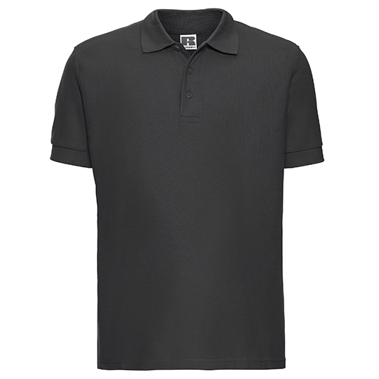 Męskie klasyczne polo Z577 - Titanium (Solid)