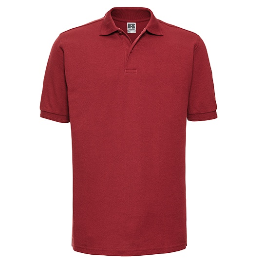 Koszulka Polo Męska Klasyczna Pika Z599 - Bright Red
