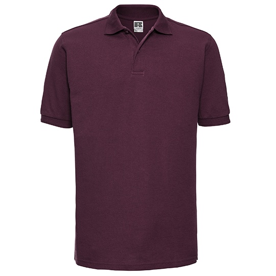 Koszulka polo męska klasyczna Z599 - Burgundy