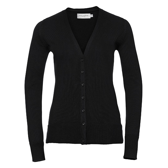 Kardigan Damski Klasyczny CottonBlend Z715F - Black