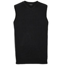 Bezrękawnik Męski Klasyczny Dzianinowy CottonBlend Z716 - Black