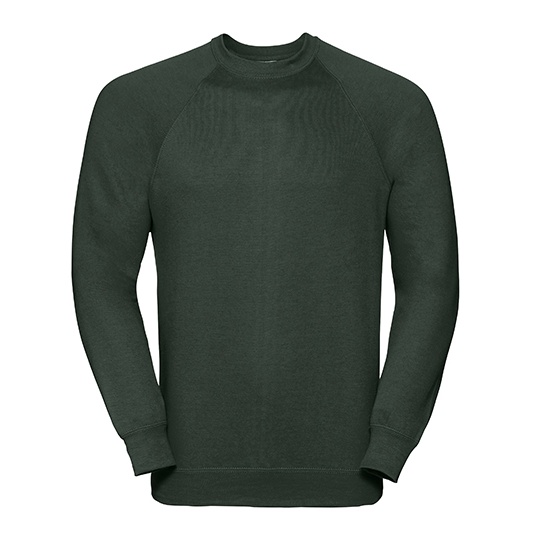 Bluza Klasyczna Czesana Bawelna SpotShield Z762 - Bottle Green