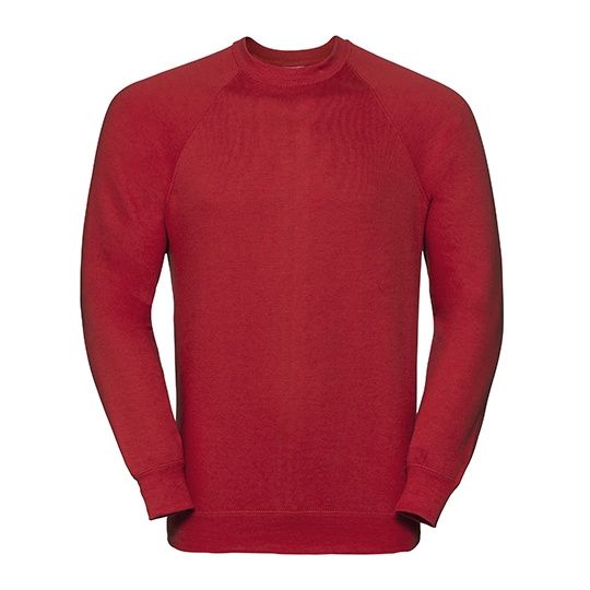 Bluza Klasyczna Czesana Bawelna SpotShield Z762 - Bright Red