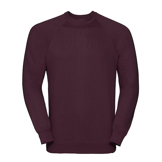 Bluza Klasyczna Czesana Bawelna SpotShield Z762 - Burgundy