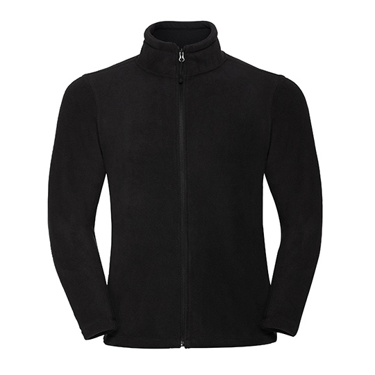 Bluza Meska Klasyczna Polarowa na Zamek Z8700 - Black