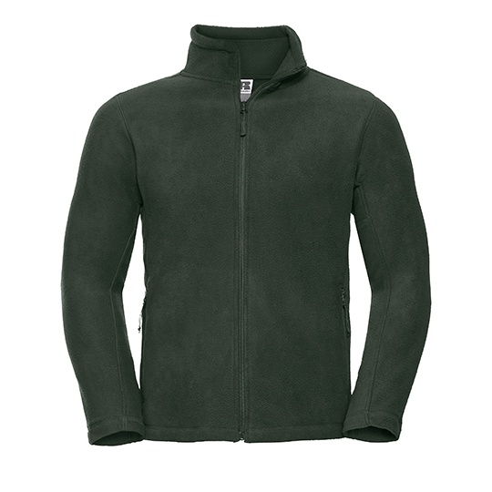 Bluza Meska Klasyczna Polarowa na Zamek Z8700 - Bottle Green