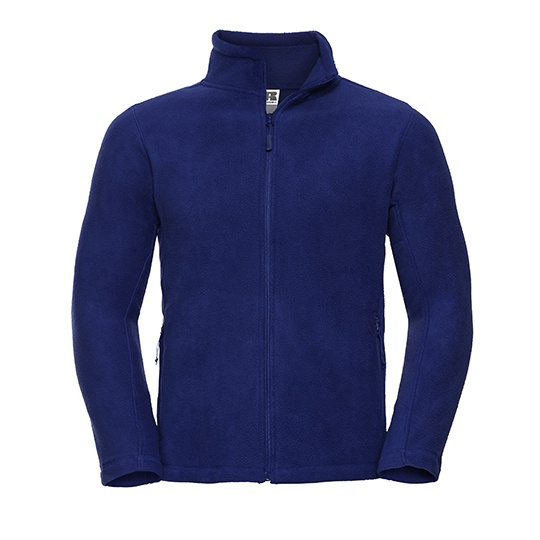Bluza Meska Klasyczna Polarowa na Zamek Z8700 - Bright Royal