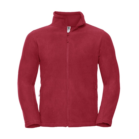Bluza Meska Klasyczna Polarowa na Zamek Z8700 - Classic Red