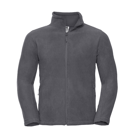 Bluza Męska Klasyczna Polarowa na Zamek Z8700 - Convoy Grey (Solid)