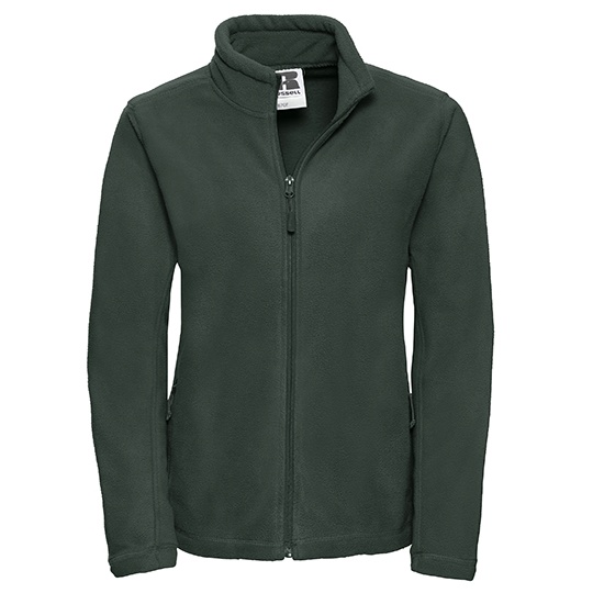 Damska bluza polarowa zapinana na zamek Z8700F - Bottle Green