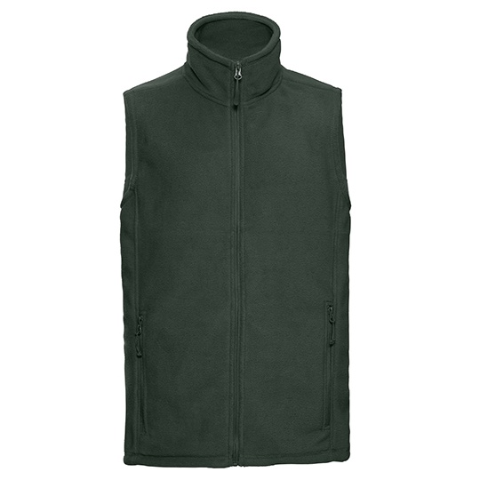 Męski bezrękawnik polarowy klasyczny Z8720 - Bottle Green