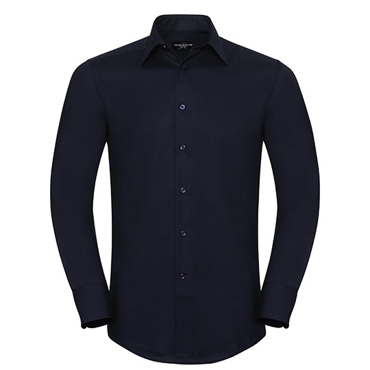 Koszula Męska Slim Fit Oxford Z922 - Bright Navy