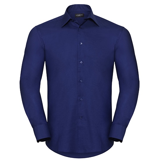 Koszula Męska Slim Fit Oxford Z922 - Bright Royal