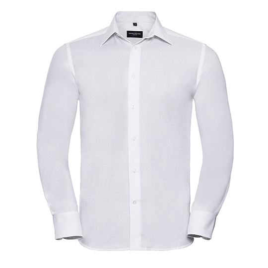 Koszula Meska Slim Fit Oxford Z922 - White