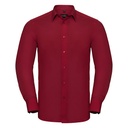 Koszula Męska Slim Popelina Latwa w Pielegnacji Z924 - Classic Red