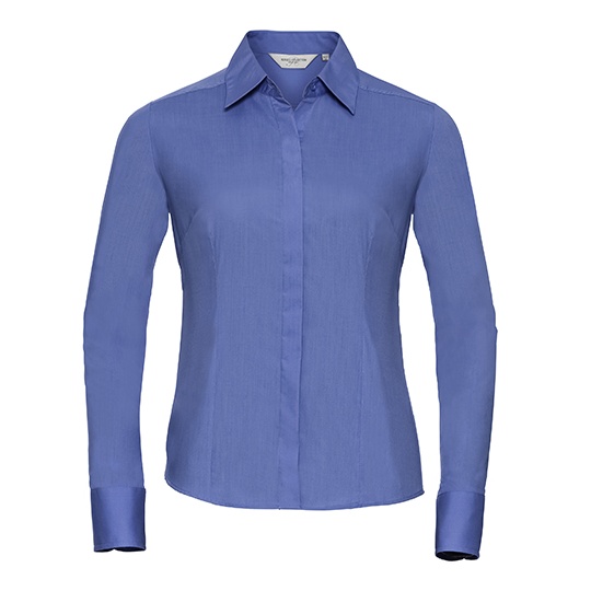 Koszula Damska Slim Popelina Z924F - Corporate Blue