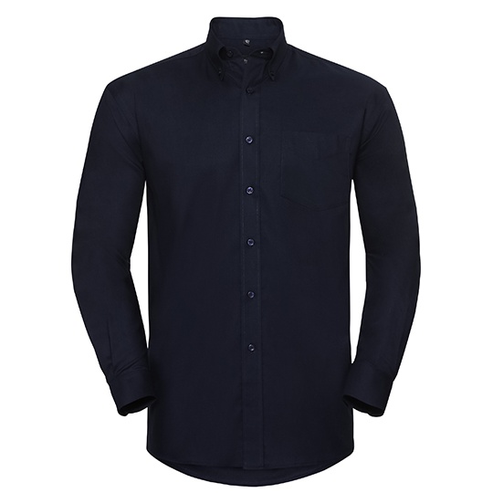 Koszula Meska Dlugi Rekaw Klasyczna Oxford Z932 - Bright Navy