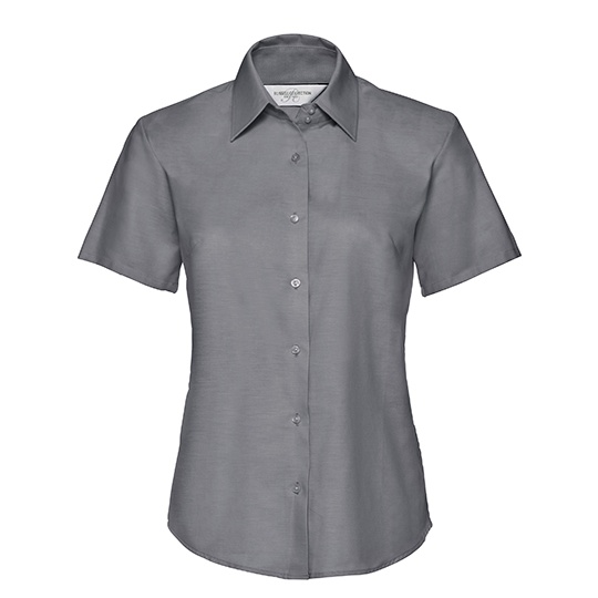 Koszula Damska Dopasowana Oxford Z933F - Silver