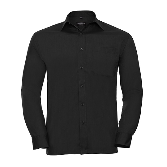 Męska koszula z długim rękawem Z934 - Black