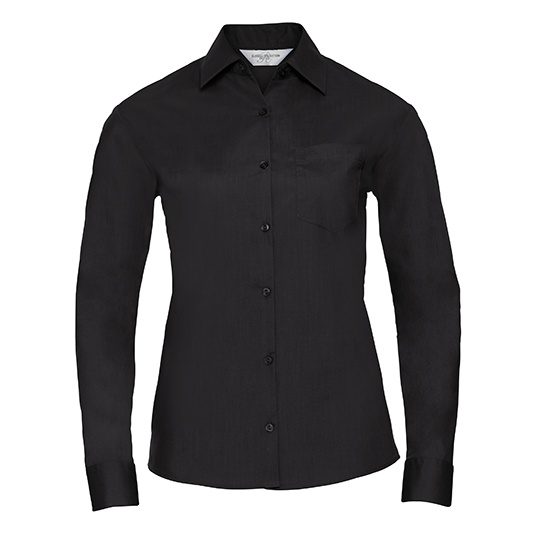 Koszula Klasyczna Easy Care Popelina Z934F - Black
