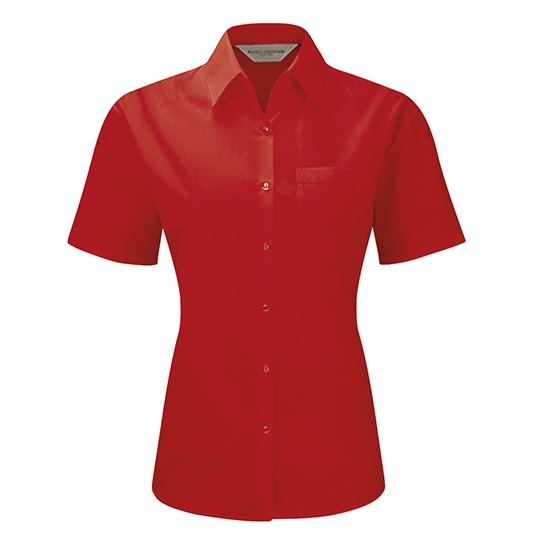 Damska koszula klasyczna Z935F - Classic Red