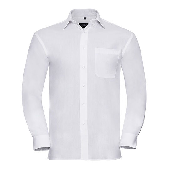 Koszula Meska Klasyczna Easy Care Bawelniana Z936 - White