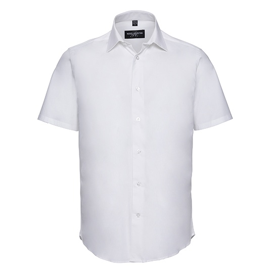Koszula męska slim z krótkim rękawem Z947 - White
