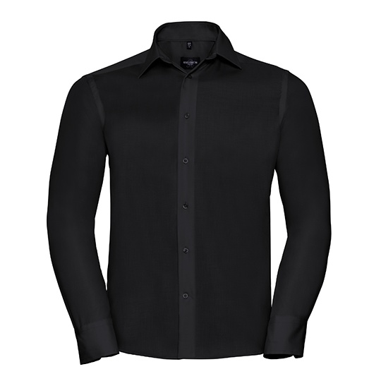 Koszula Meska Slim Non-Iron Bawelniana Z958 - Black