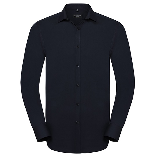 Koszula Męska Slim Fit Bawełna LYCRA Z960 - Bright Navy