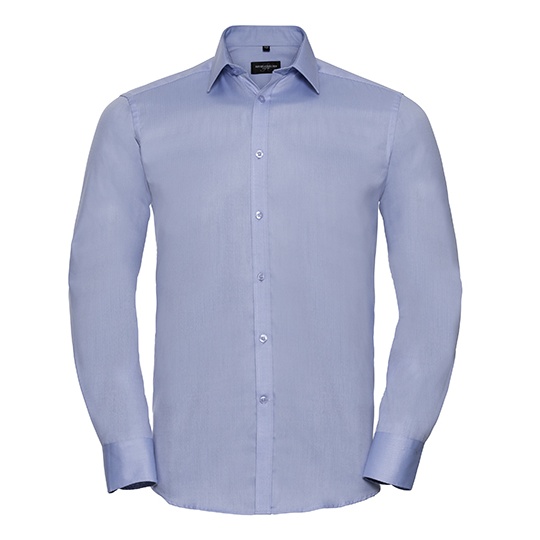 Koszula Meska Slim Herringbone Latwa Pielegnacja Z962 - Light Blue