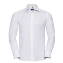 Koszula Męska Slim Herringbone Latwa Pielegnacja Z962 - White