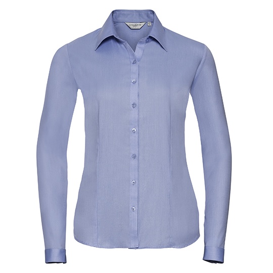 Damska koszula slim Z962F - Light Blue