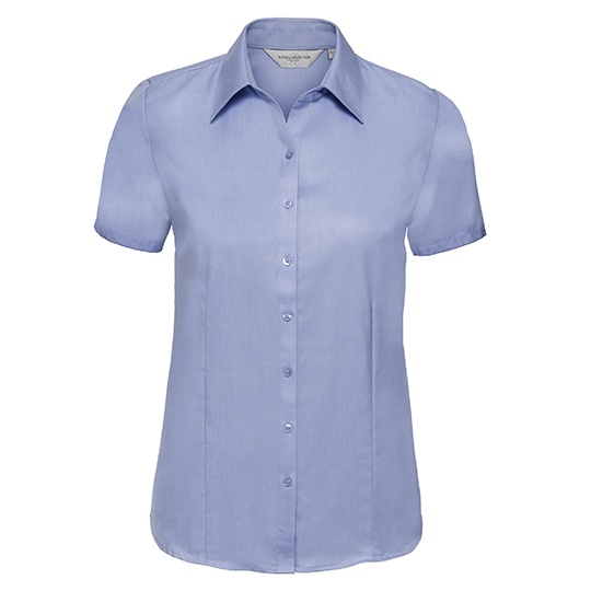 Damska koszula slim Z963F - Light Blue