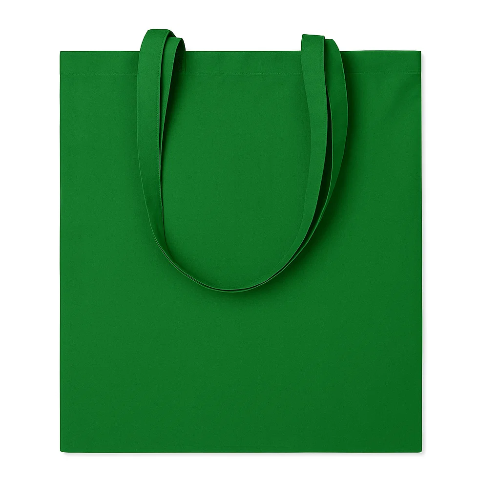 Torba bawełniana z długimi uchwytami TB3842 - Green