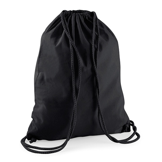 Worek na Sznurkach Bawelniany WM110 - Black