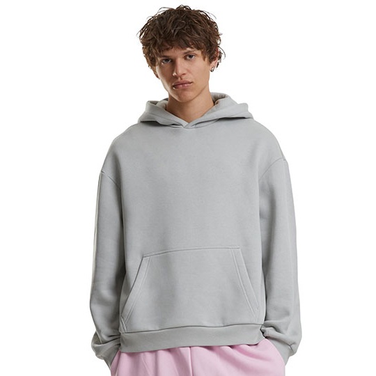 Bluza oversize z kapturem BY284 - Light Asphalt