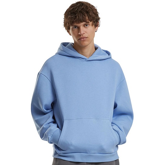 Bluza oversize z kapturem BY284 - Powder Blue