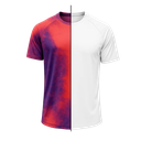 Koszulka sportowa raglanowa meska 1KSRM - Bialy (Dzianina Sport Lezka)