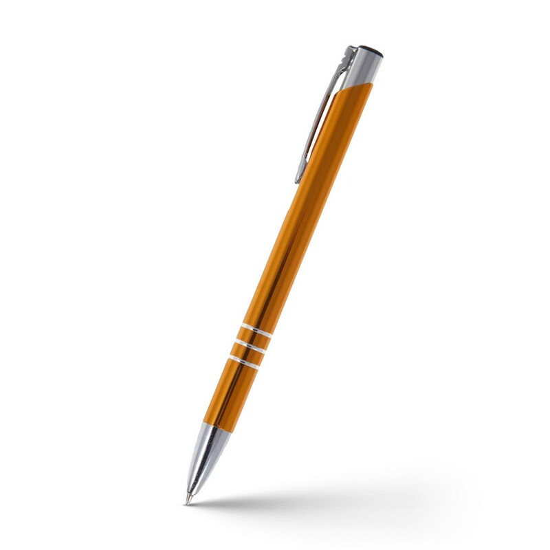 Długopis z aluminium V1501 V1501-07 - Pomarańczowy