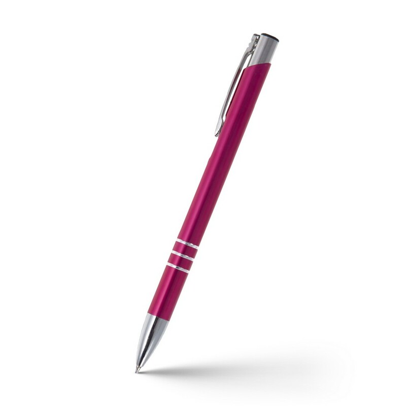 Długopis z aluminium V1501 V1501-21 - Różowy