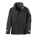 Kurtka Softshell Dziecieca Wiatroszczelna RT121J - Black