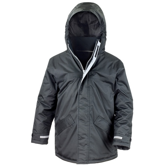 Dziecięca zimowa parka wodoodporna RT207J - Black