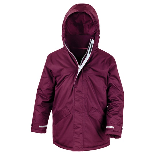 Dziecięca zimowa parka wodoodporna RT207J - Burgundy