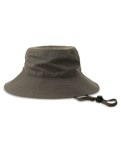 Kapelusz Klasyczny Nylon Recykling Wodoodporny AT133 - Dark Grey