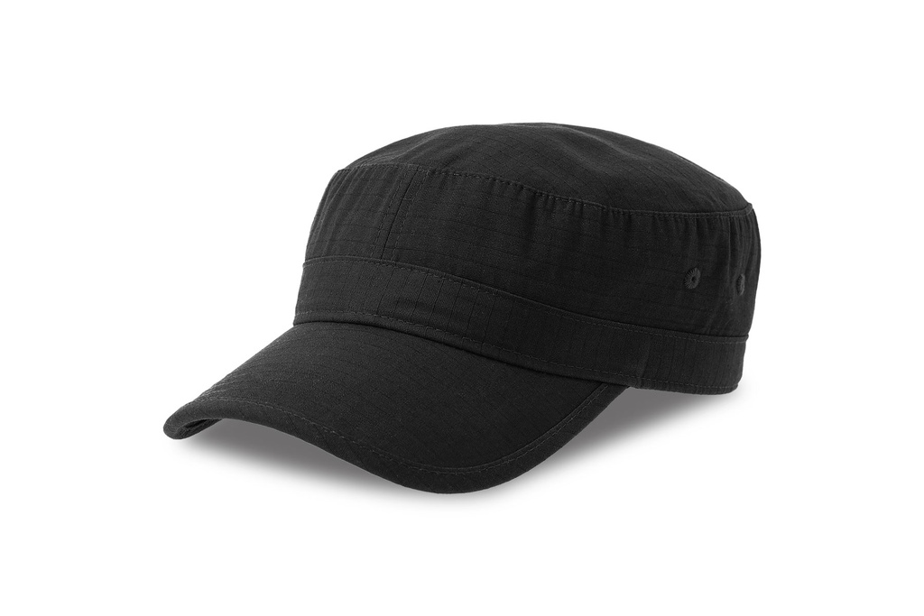 Czapka Army z Daszkiem Bawelna Ripstop AT370 - Black